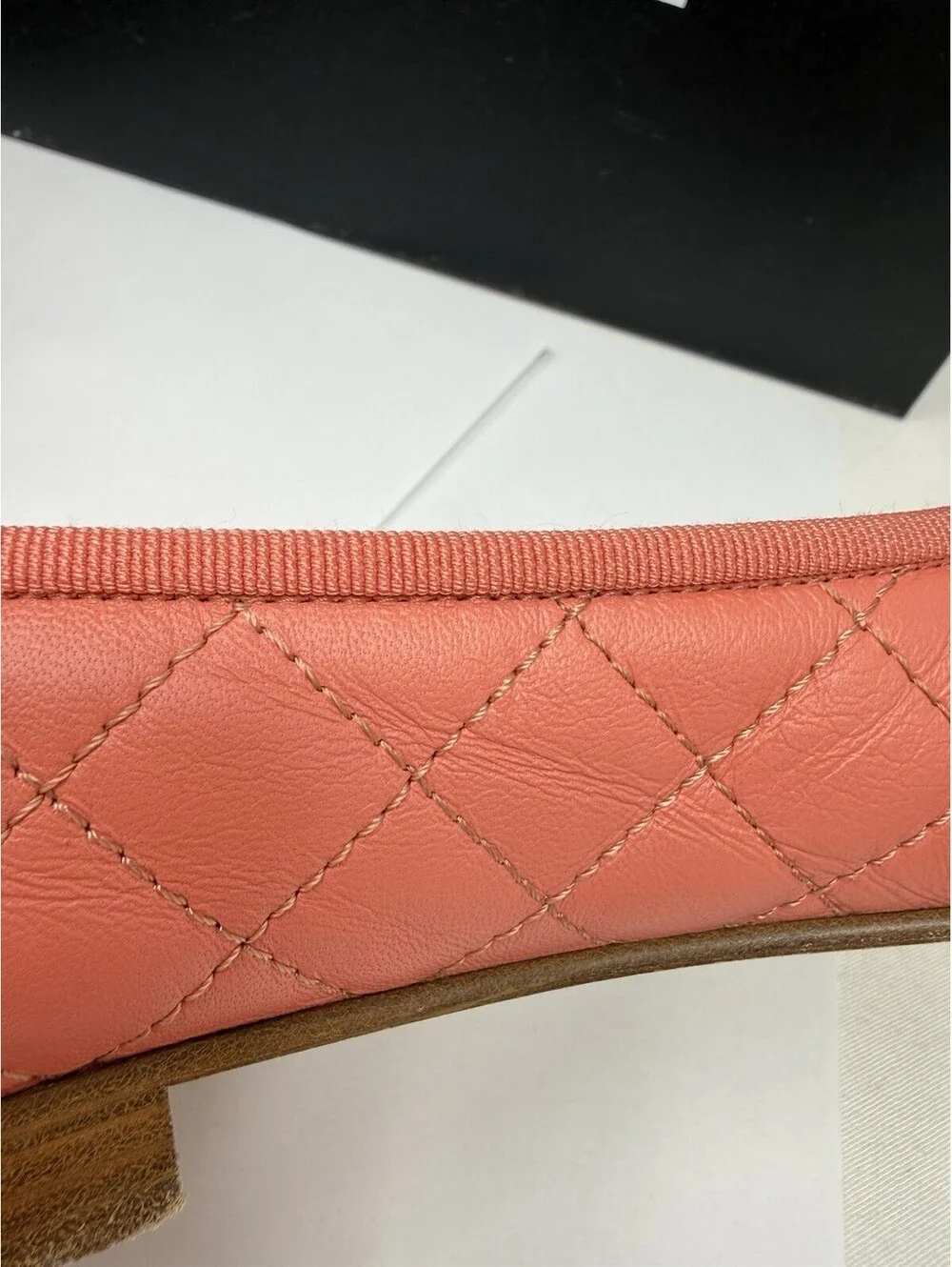 Chanel  Coral Ballet Flats 39